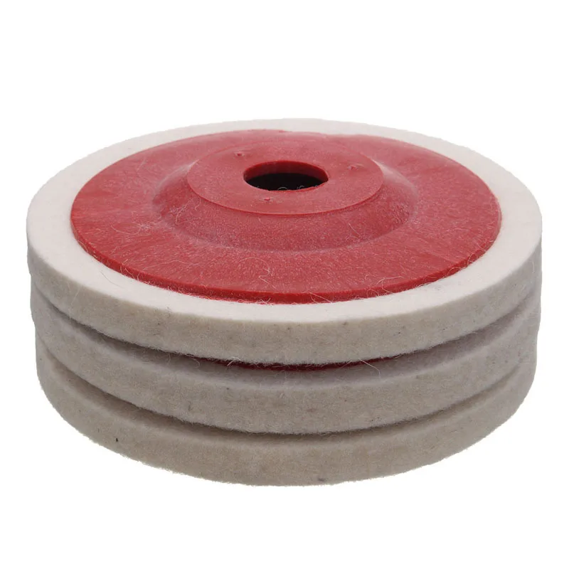 

2017 3100mm 4" Wool Buffing Angle Grinder Wheel Felt Polishing Discs Pads Tool