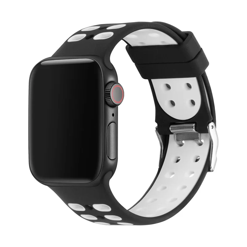 10 Совместимость наручных часов Apple Watch 38 мм 42 мм Замена наручных часов Iwatch, полос 40 мм 44 силиконовый ремешок для наручных часов Apple Watch браслет 5/4/3/2/1 81005 - Цвет ремешка: 10