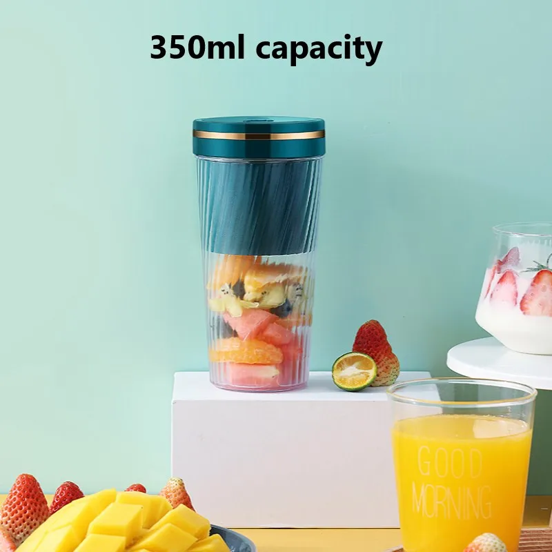 

Portable Mixer USB Electric Fruit Juicer Handheld Smoothie Maker Blender Stirring Rechargeable Mini Food Processor Juice Cup