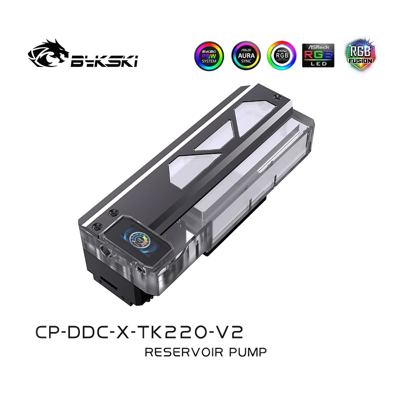 

Bykski RGB Combo Rectangular Square Reservoir Tank with Pump CP-DDC-X-TK220-V2