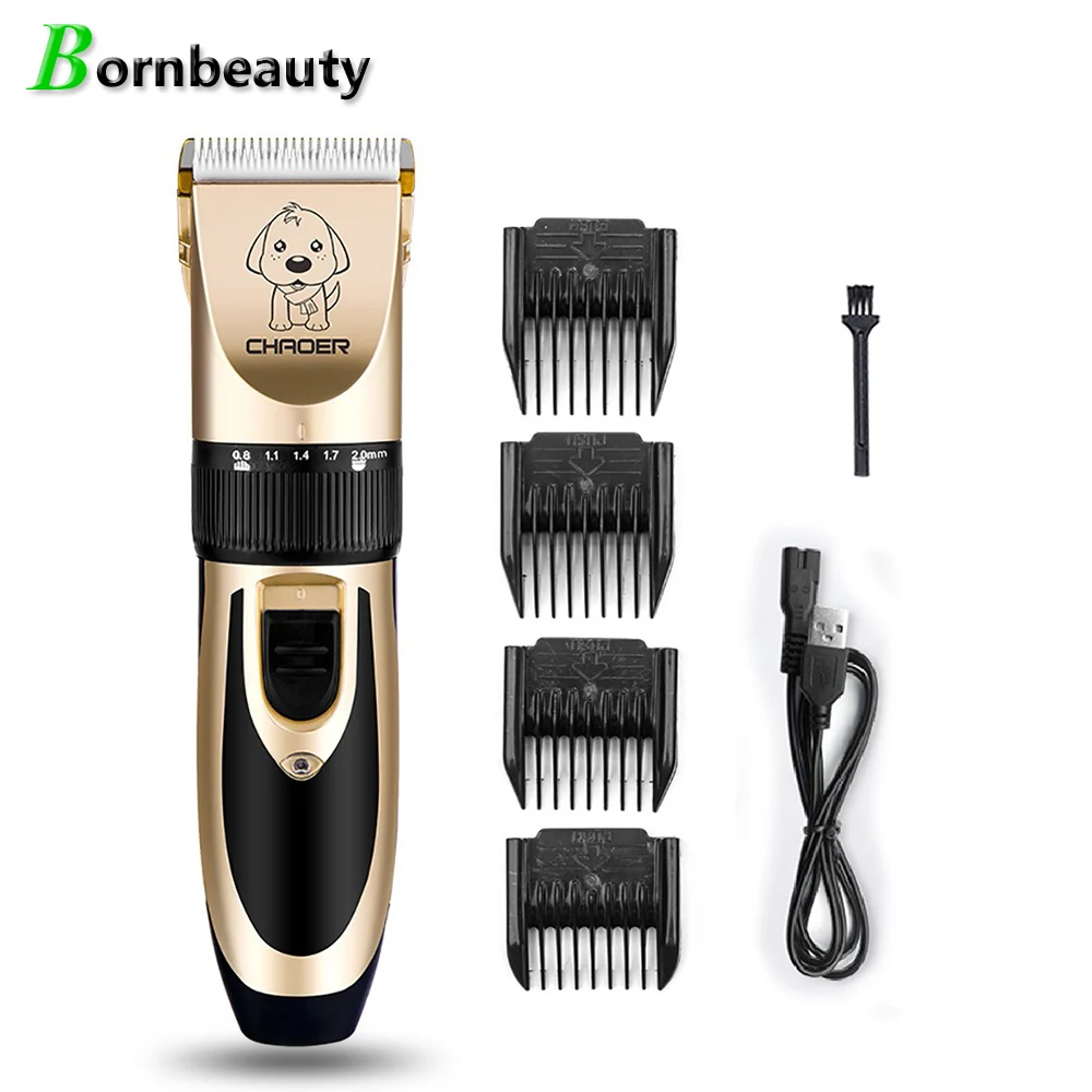 Электрический триммер для собак Аккумуляторный USB с низким уровнем шума