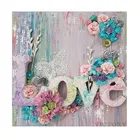 Алмазная живопись, деревянная любовь, искусство, цветок, семейный набор 5D, сделай сам, полная Алмазная вышивка, круглаяквадратная Бриллиантовая картина