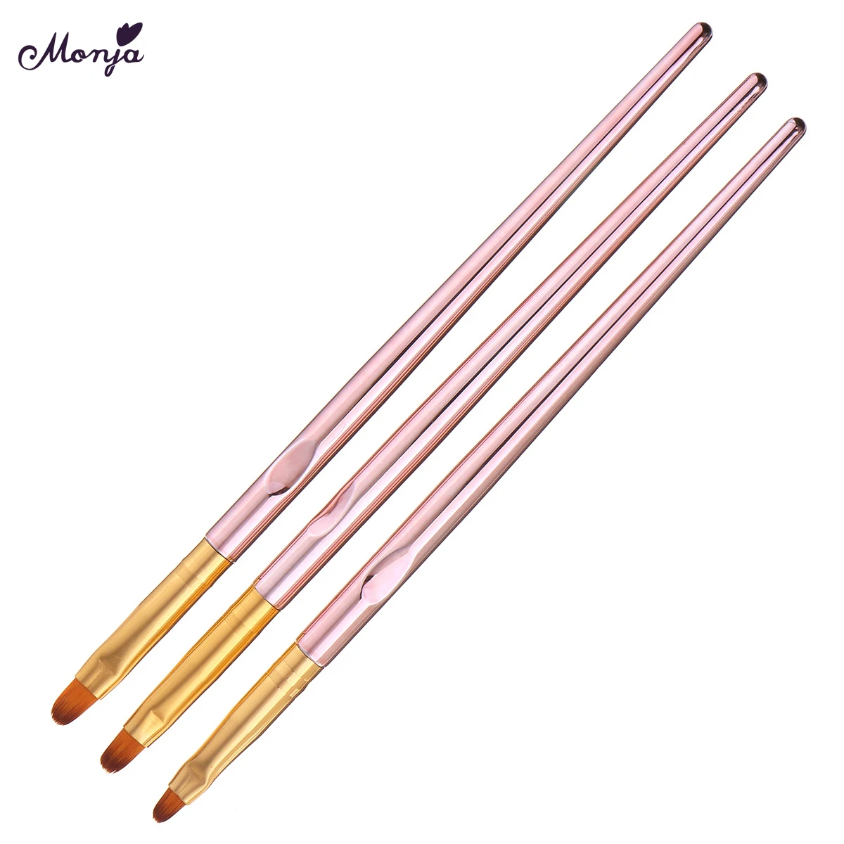 Monja 3 шт./компл. дизайн ногтей цвет шампанского акриловый УФ-гель наращивание