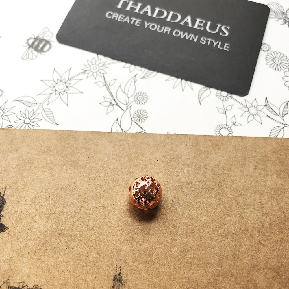 Бусины в форме сердца бусины цвета розового чистого золота подходит для браслета