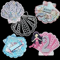 lace shell metal cutting dies scrapbooking craft stamps cutdie embossing card make stencil