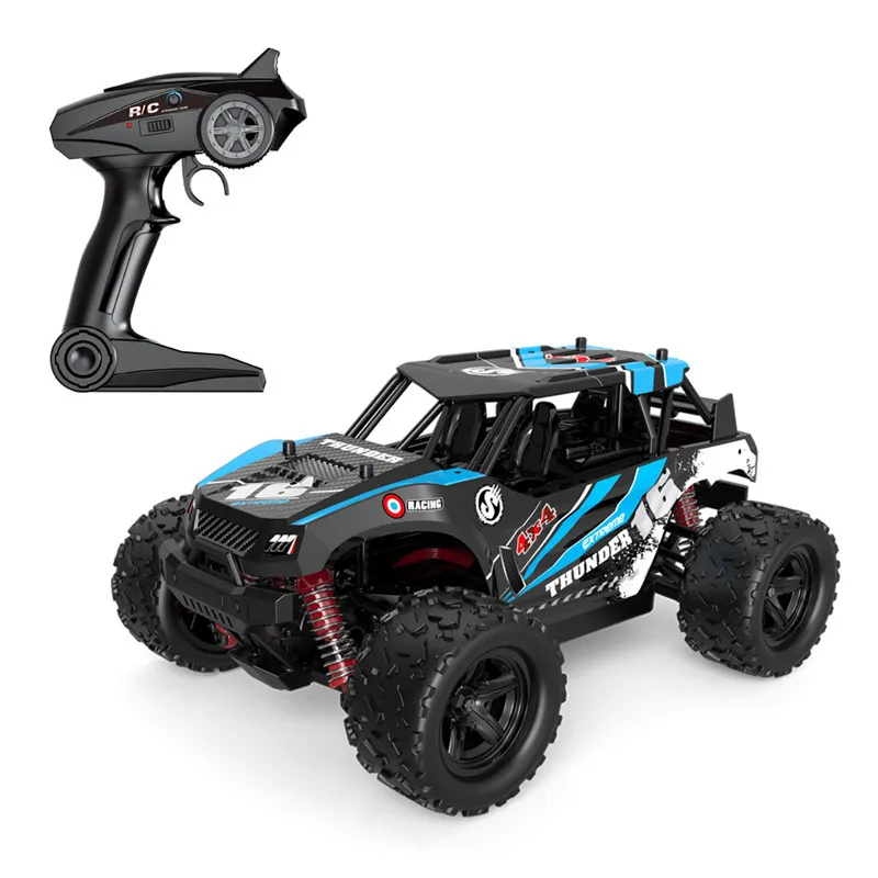 

Cross border high-speed remote control vehicle 1:18 4WD off-road cart 2.4G children's electric remote control vehicle model