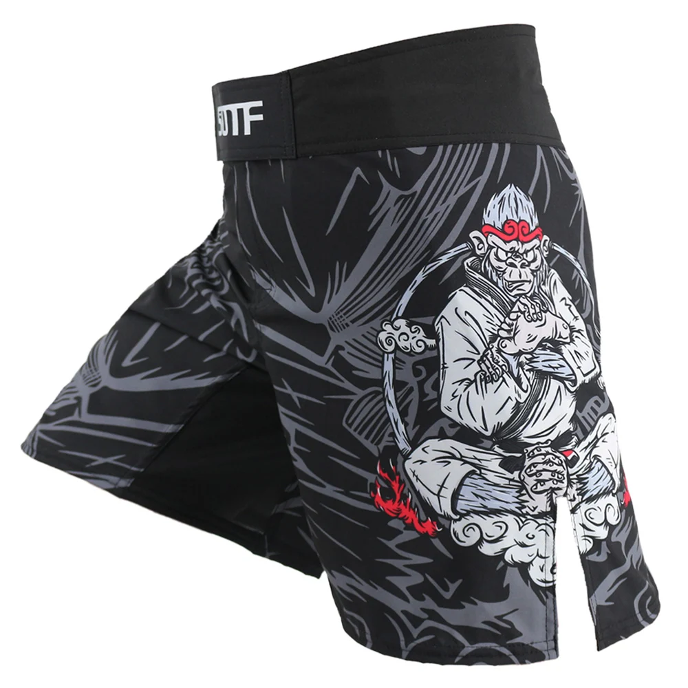 SOTF MMA геометрические технологии змеиная голова фитнес дышащие боксерские шорты