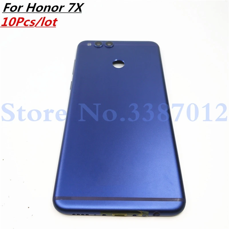 10 шт. запасные части для Huawei Honor 7X задняя крышка батарейного отсека боковые кнопки