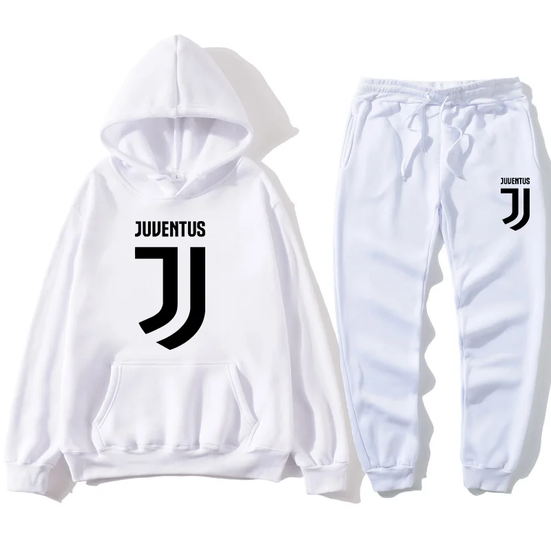 

Tracksuit Men Fashion Hoodies Men Suits Solid Sets Men Sweatshirts+Sweatpants Spring Autumn Fleece Hooded Pullover 2 Pieces Set