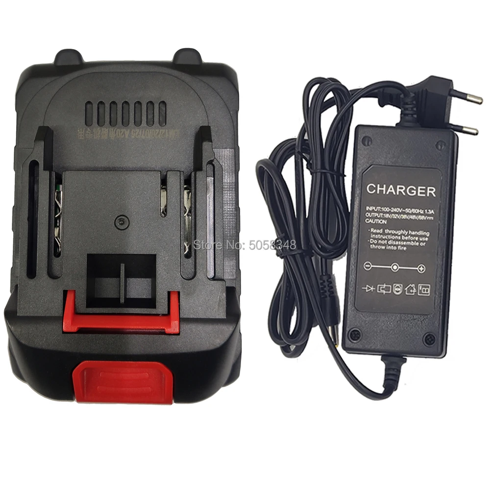 Совместимый аккумулятор 18 в 2000 мАч с зарядным устройством для аккумуляторного