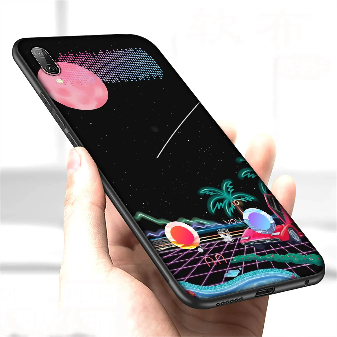 Мягкий силиконовый чехол IYICAO Vaporwave Space Anime для Huawei Y9 Y7 Y6 Prime 2019 Honor 20 10 9 9X 8C 8X 8 Lite 7C 7X 7A