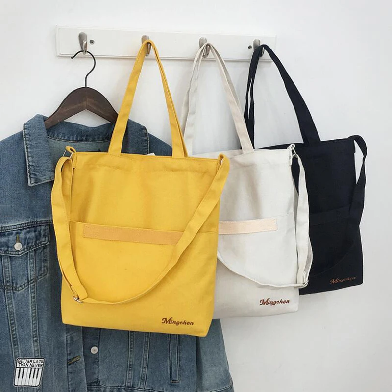 Женские холщовые сумки простая повседневная сумка-тоут с верхней ручкой сумка