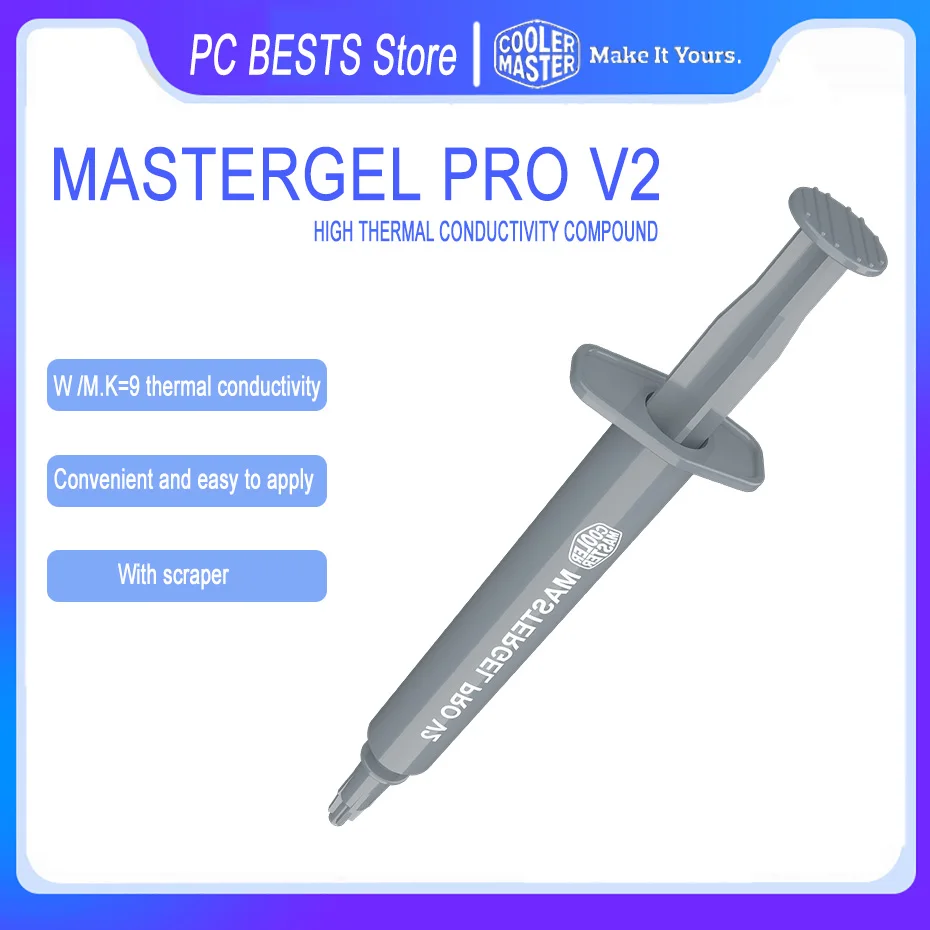 Кулер Мастер MASTERGELPRO V2 Вт/М. К = 9 соединение теплопроводность и силиконовая смазка
