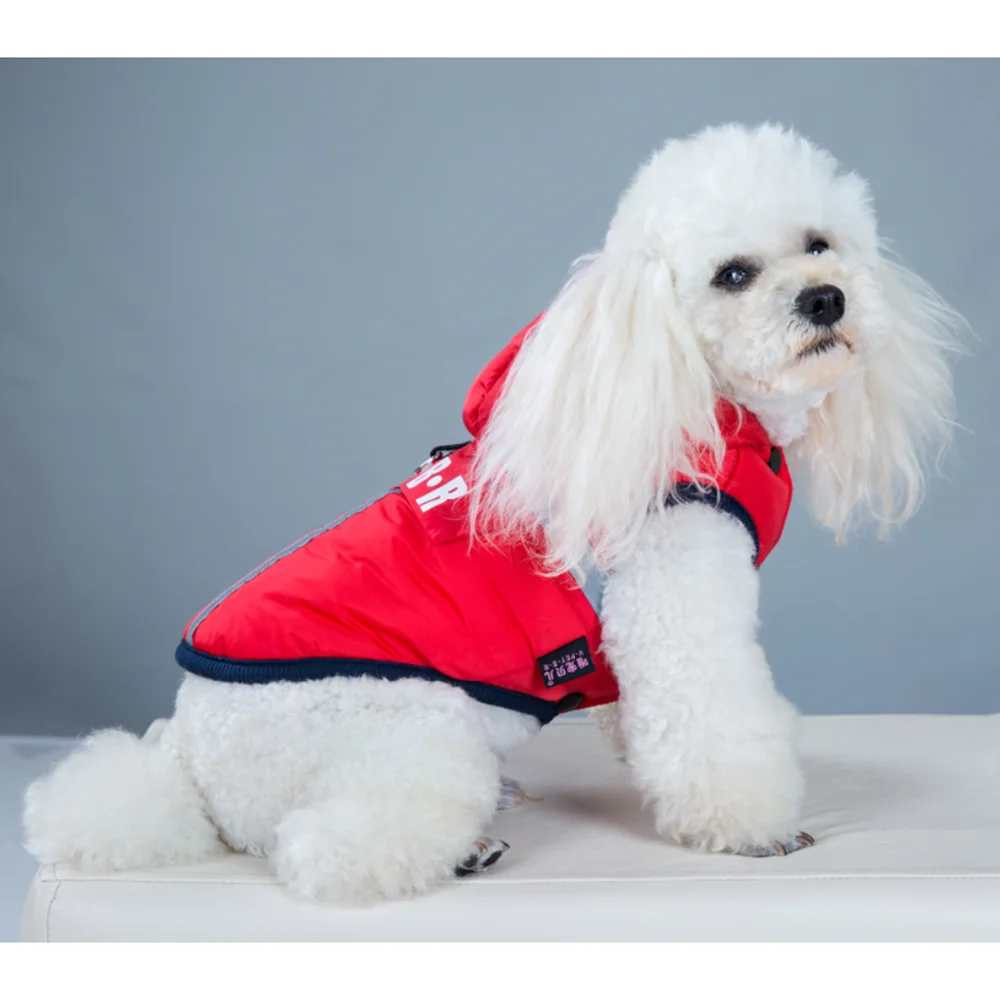 Одежда для собак осень и зима новинка светоотражающее водонепроницаемое