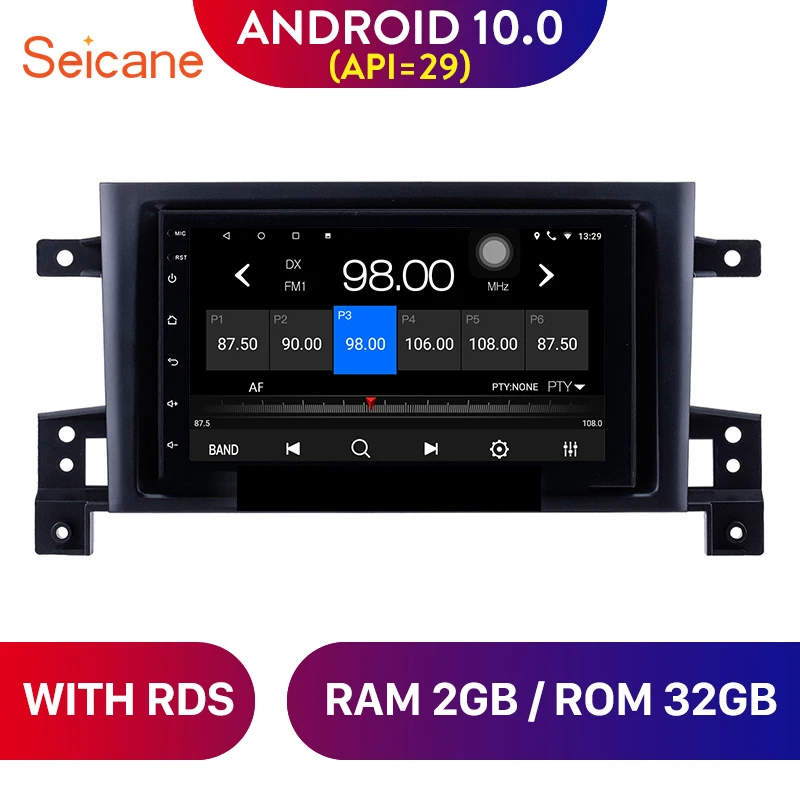 

Seicane 7 Inch Android 10.0 2+32G Car Radio GPS Navigation For Suzuki Grand Vitara 3 2005 -2015 Multimedia Video Player no 2 din