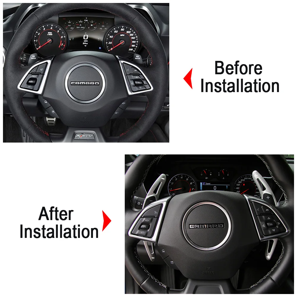 Для Chevy Camaro ZL1 LT1 RS SS 2016 + Шевроле Камаро MK6 Кабриолет рулевое колесо переключения