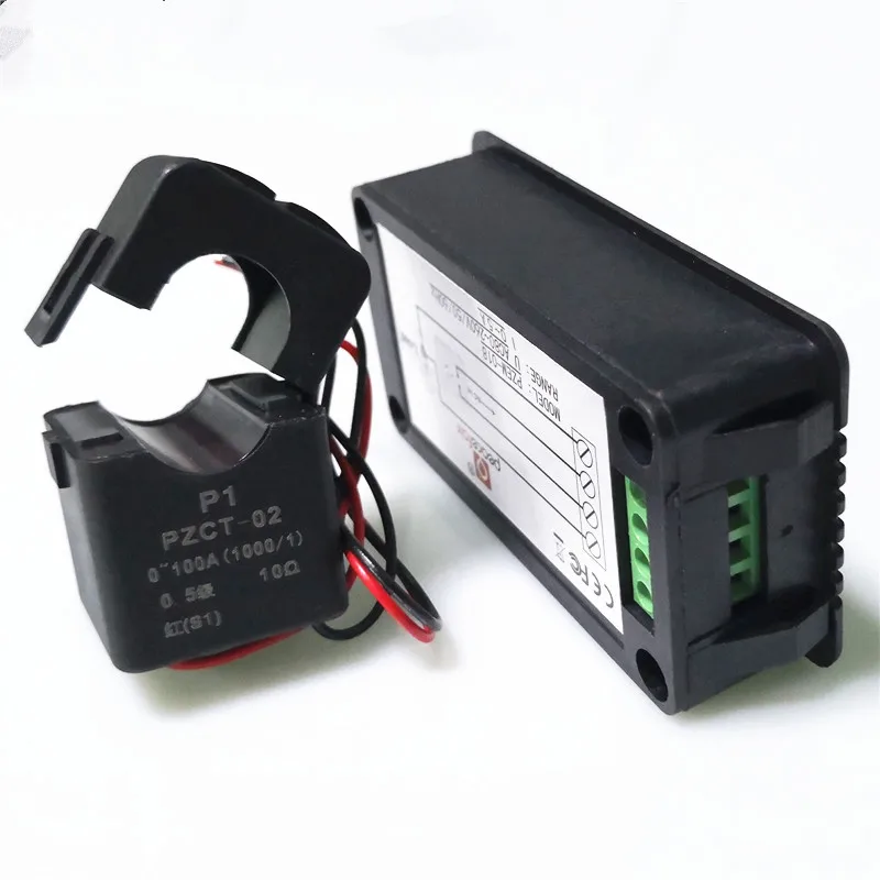 1 шт. Новые AC 6in1 220V 100A однофазный цифровой Панель Амперметр вольт ватт кВтч