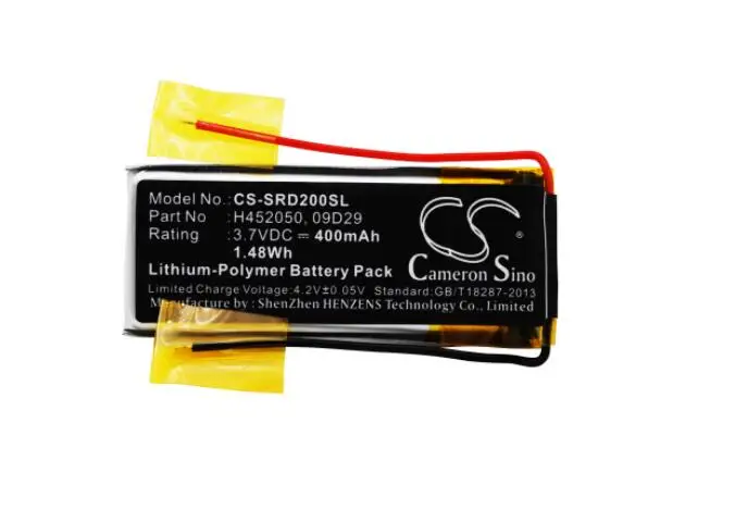 Аккумулятор cameron sino 400 мАч для CARDO Q2 pro rider Solo Scala Rider TeamSet SCALA RIDER Pro 09D29 H452050 - купить по
