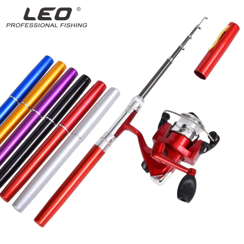 Мини Удочка Leo Pen 100 см Рыболовная катушка для ледовой рыбалки карбоновая удочка с