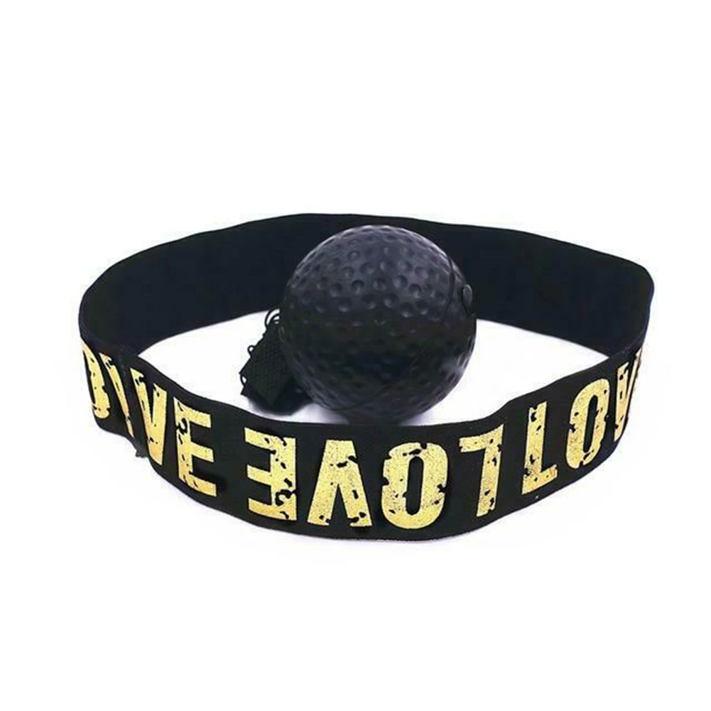 

Boxing Speed Ball With Head Band PU Red/Black MMA Muay Thai Boxing Speed Ball With Head Band Reaction Time Training Trainer