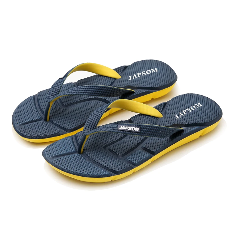 

Fashion Blue Massage Slippers Men Flip Flops Big Size 46 Casual Slides Men Non Slip Beach Indoor Slippers Men Chanclas De Hombre