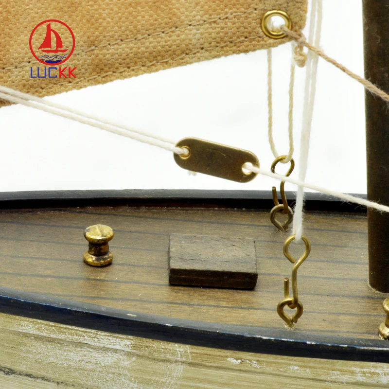 Деревянные парусные лодки LUCKK новая версия винтажный домашний декор подарки