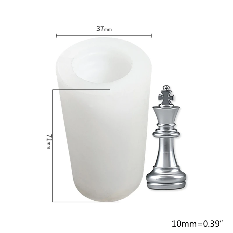 

Handmade Game Epoxy Resin Mold International Chess Silicone Mould DIY Crafts Making Tool
