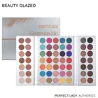 BEAUTY GLAZED 63 оттенка тени для век Палитра Стойкий матовый мерцающий Блестящий пигмент легкая в нанесении макияж глаз Очаровательная палитра