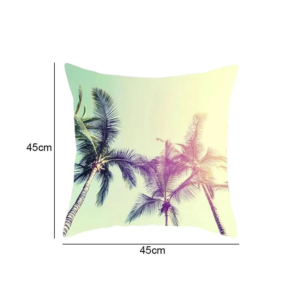 

Tropical Summer Pattern Pillow Case Bedroom Soft Cushion Cover Square Home Decorative Pillowcases Fashion G9W6