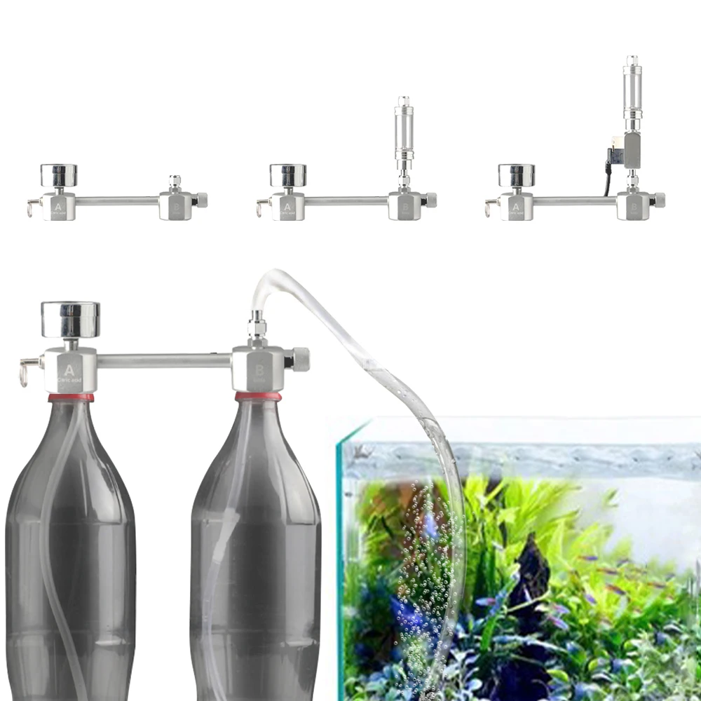 DIY CO2 система генератора комплект Аквариум генераторная с электромагнитным