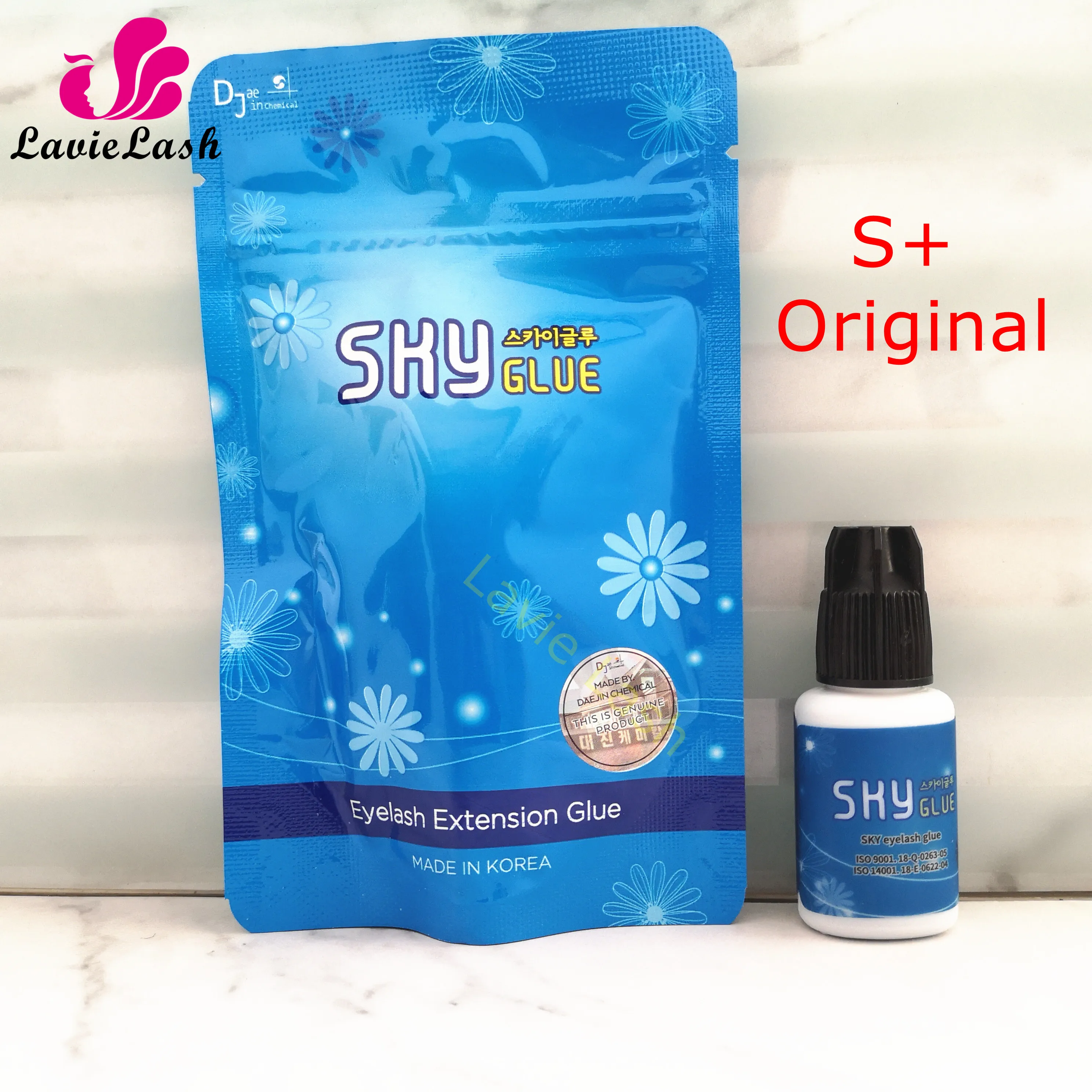 Клей Sky S + для наращивания ресниц 5 шт. быстросохнущий клей 1 2s в последний раз 6 7