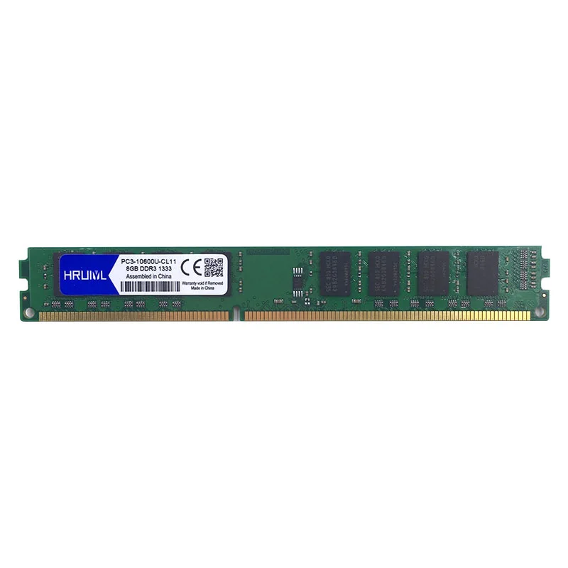 HRUIYL Оперативная память DDR3 1066 1333 1600 МГц 2G 4 ГБ 8 рабочего Память DIMM палочки PC