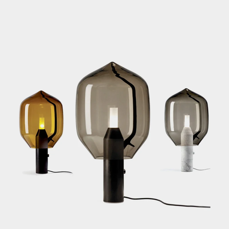 Современная креативная мраморная Жилая настольная лампа художественная