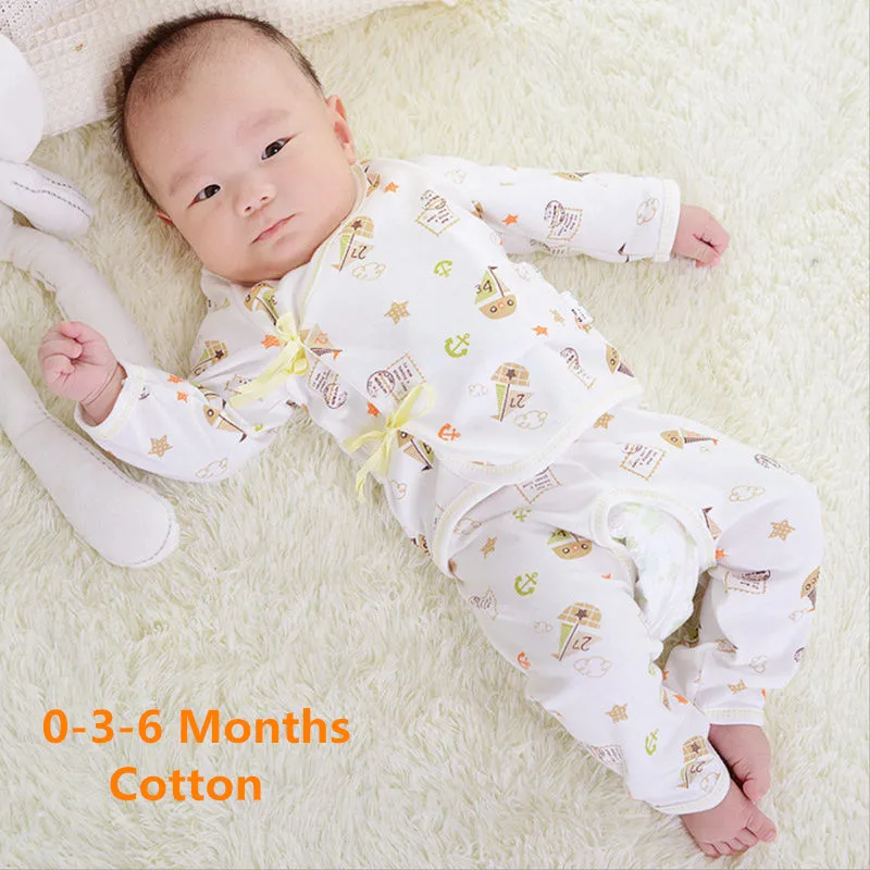 Ropa bebe niña Baby Suits Boy Girls Clothes Sets tops Pants Cotton Underwear Girl Clothing Outfit Newborn 2PCS/SET | Детская одежда и