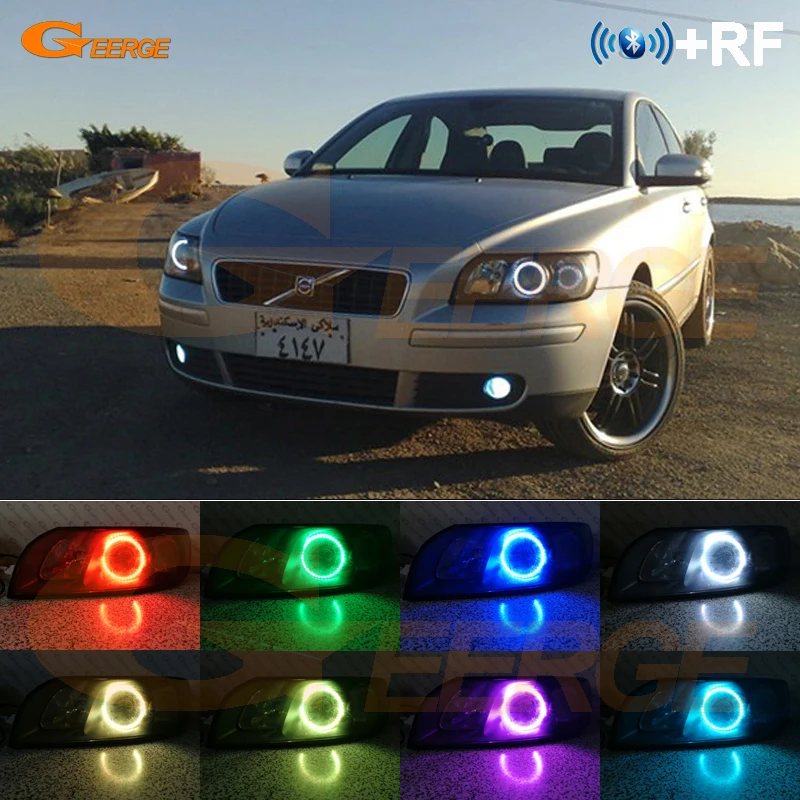 Для Volvo S40 II V50 2004 2005 2006 2007 предварительный Facelift RF remote Bluetooth APP многоцветный ультра