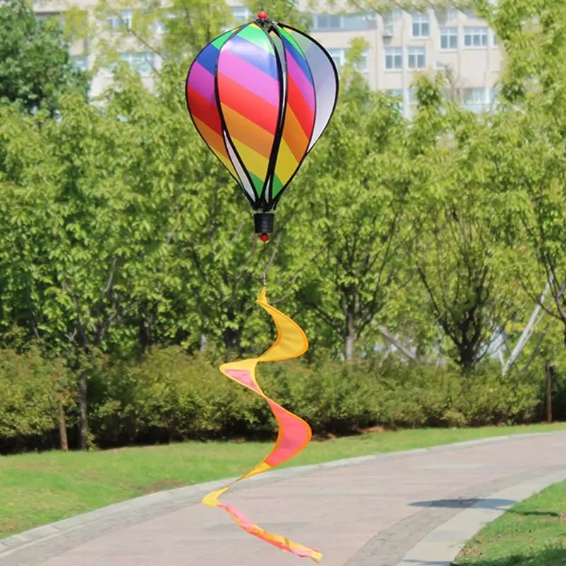 

Hot Air Balloon Toy Windmill Spinner Garden Lawn Yard Ornament Outdoor Party Favor Supplies