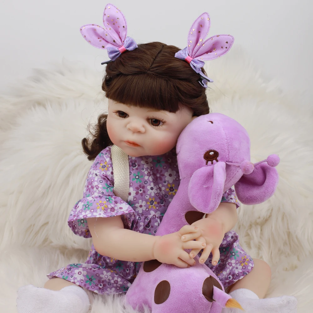 19 дюймов новый дизайн Модная Кукла 48 см Bebe Reborn игрушка полностью виниловая