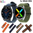Ремешок нейлоновый для наручных часов IMILAB KW66  YAMAY SW022, умный Браслет Fabic для Ticwatch Pro 3  Garmin CAME 2