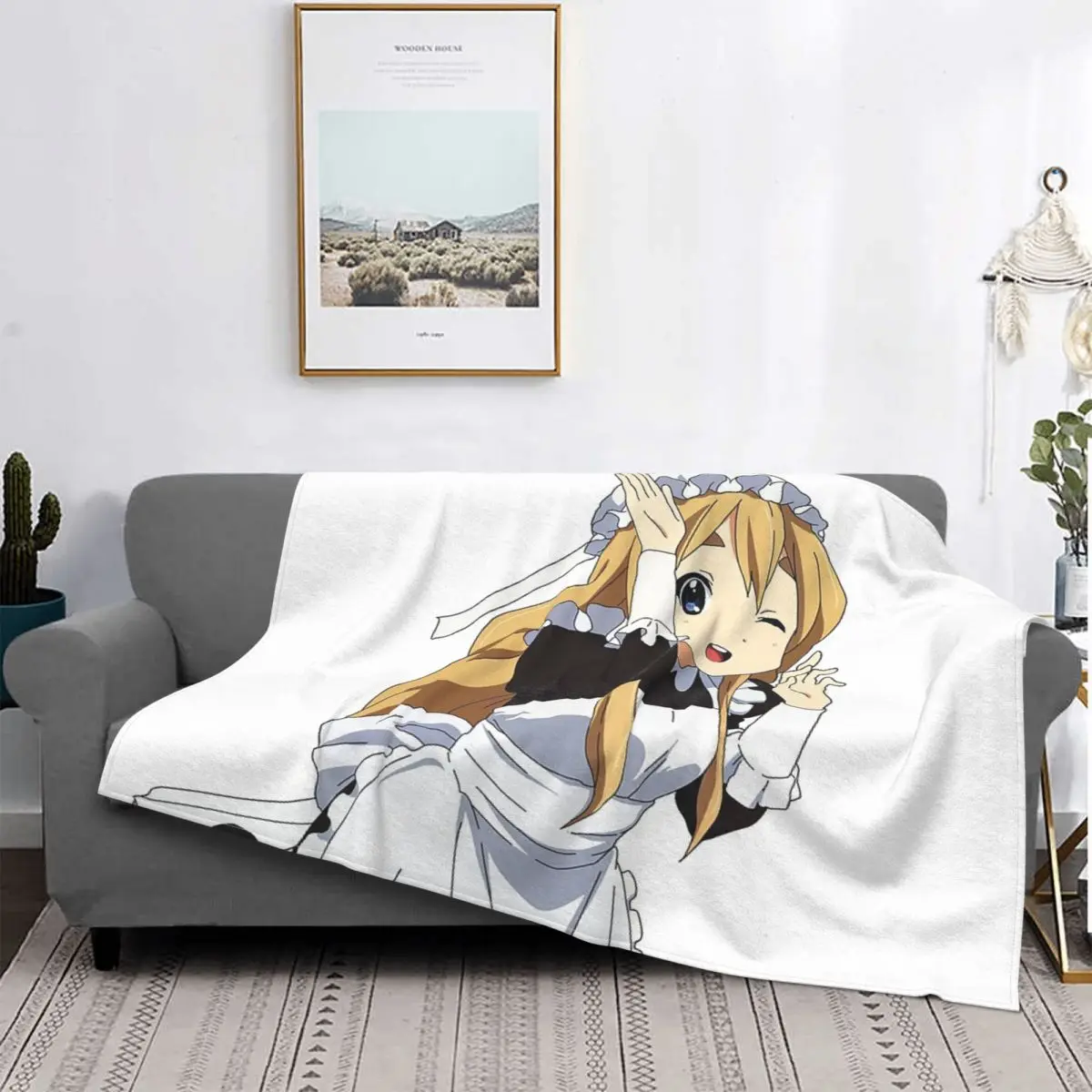 

K-on Mugi одеяло горничной покрывало плед Ислам Молитвенный Ковер Коран