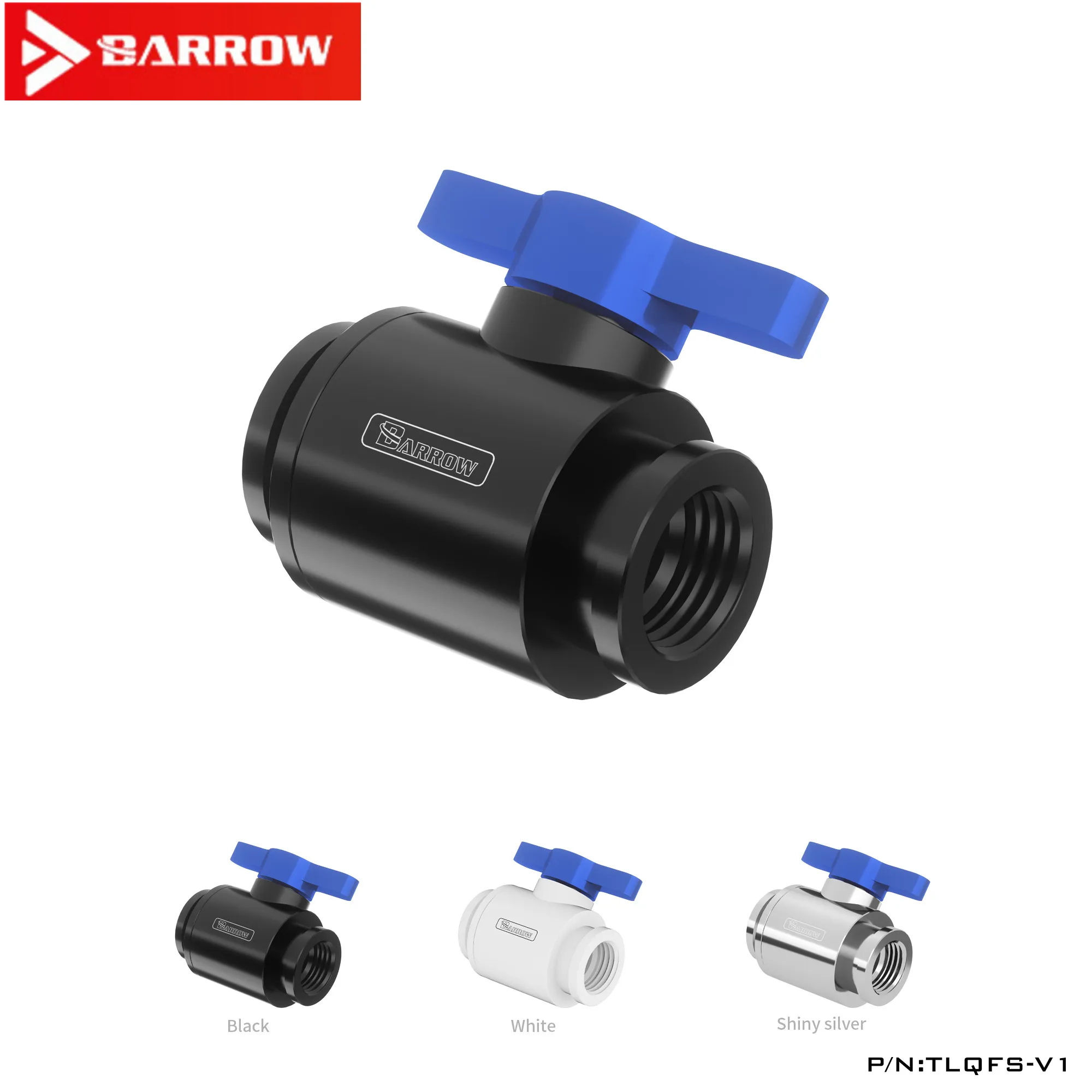 Barrow компьютер с водяным охлаждением G1/4 сапфировый синий мини ручка из