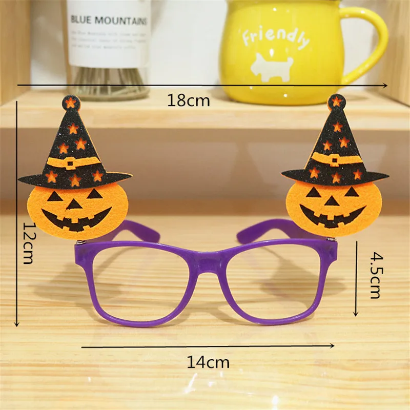 1 шт. Новинка Реквизит для Хэллоуина креативная оправа в виде тыквы летучей мыши