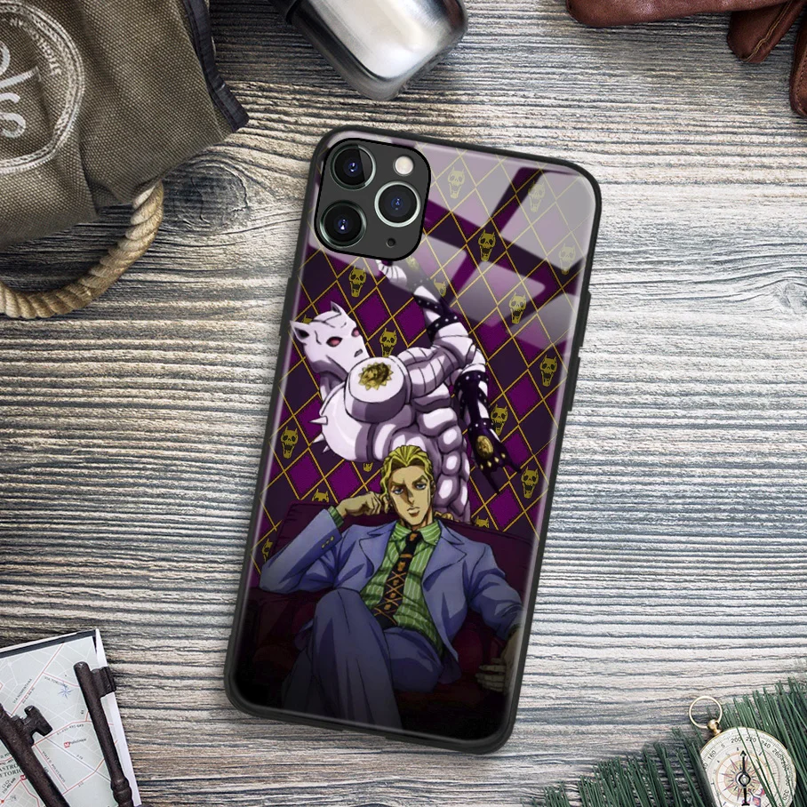 Yoshikage чехол для телефона с героями мультфильма Необычные Аниме Кира Джоджо IPhone 11