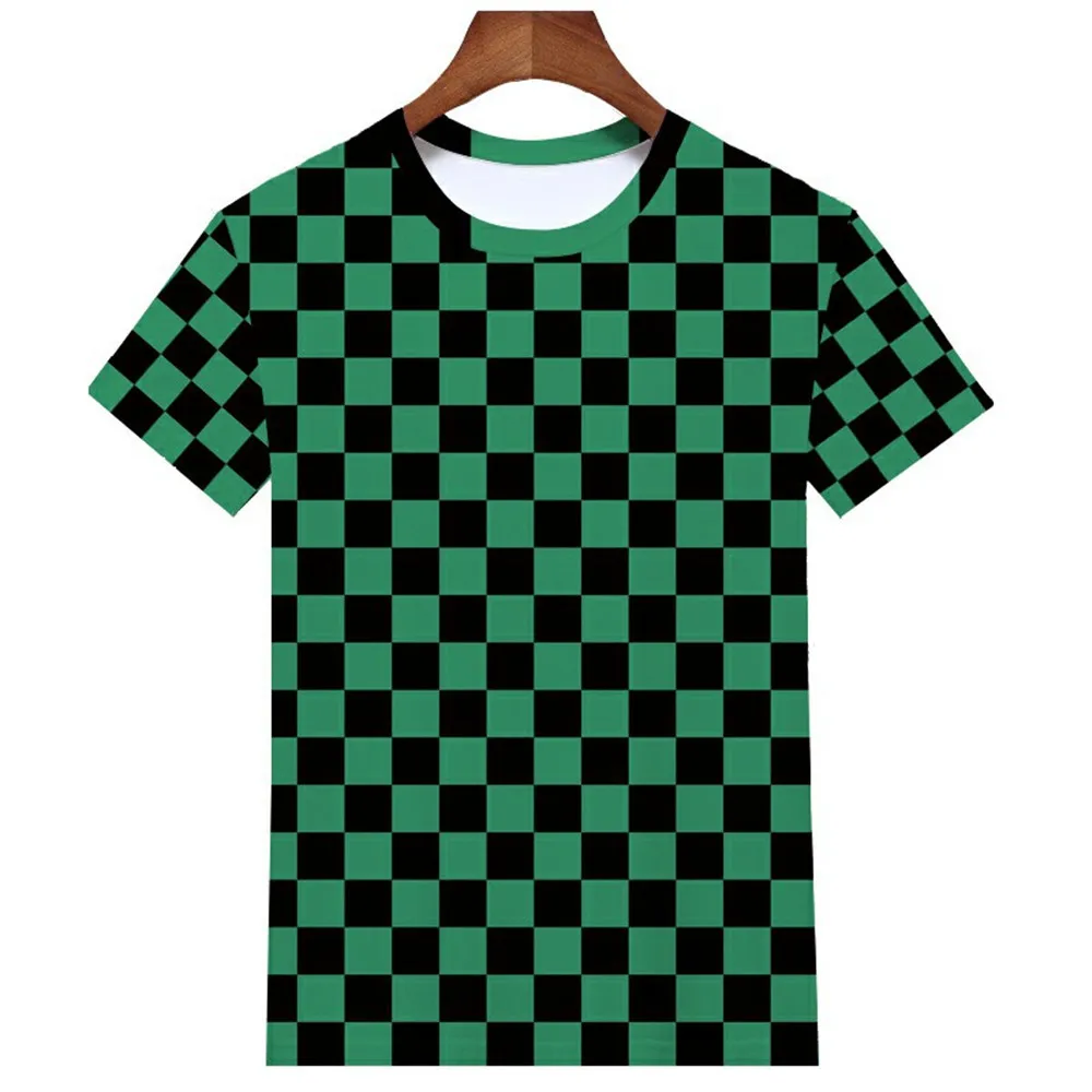 Футболка для косплея с японским аниме женская и мужская футболка 3D принтом: Kimetsu No