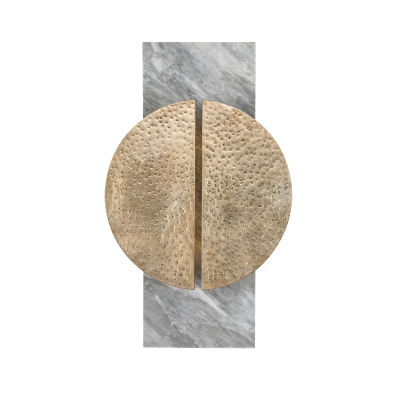 Modern Nordic New Design Marble Wall lamp Wall light Marble and Metal LED lamp for indoor hotel project