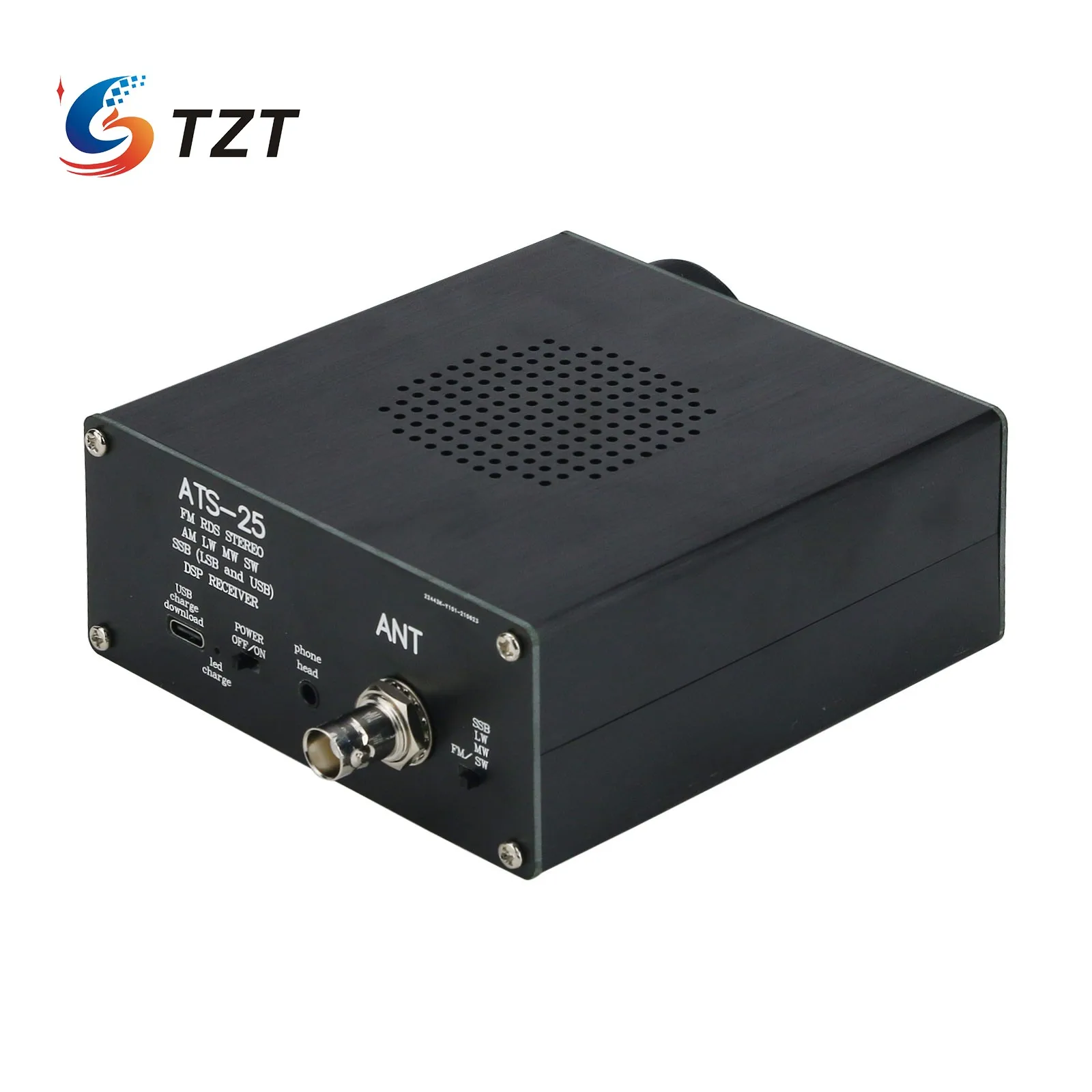 TZT SI4732 ATS-25 Универсальный радиоприемник FM LW(MW SW) SSB + 3 5-дюймовый сенсорный