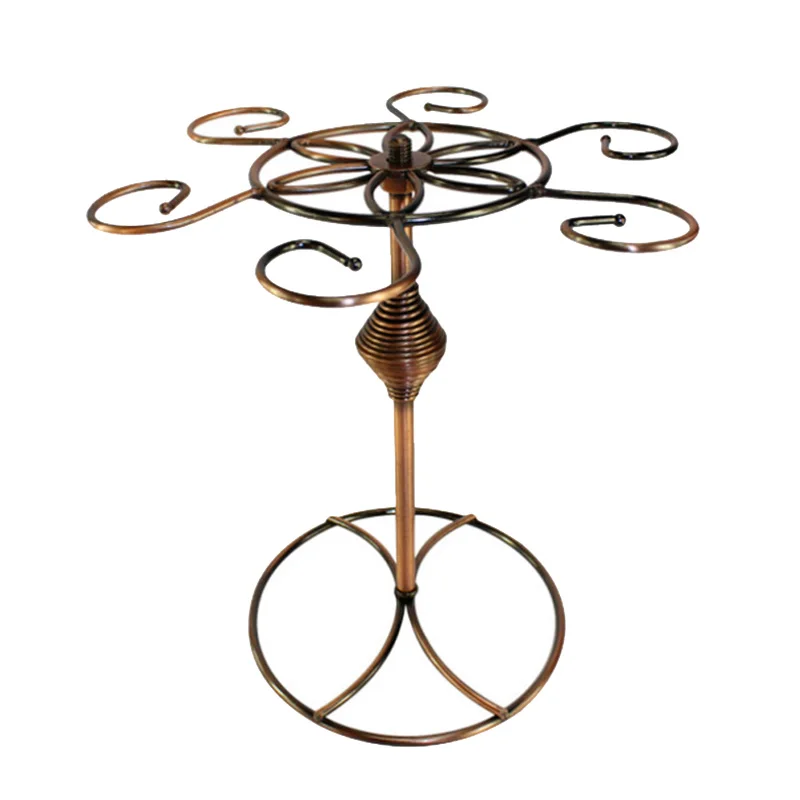 Стойка для Винных Бокалов стойка отдельно стоящая хранения посуды с 6 крючками