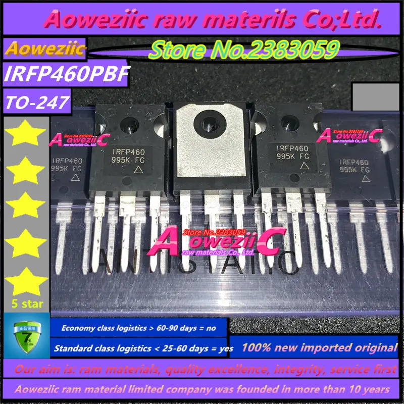 Aoweziic 2019 + 100 новый импортный оригинальный IRFP460PBF IRFP460 TO 247 FET 20A 500V|fet| |