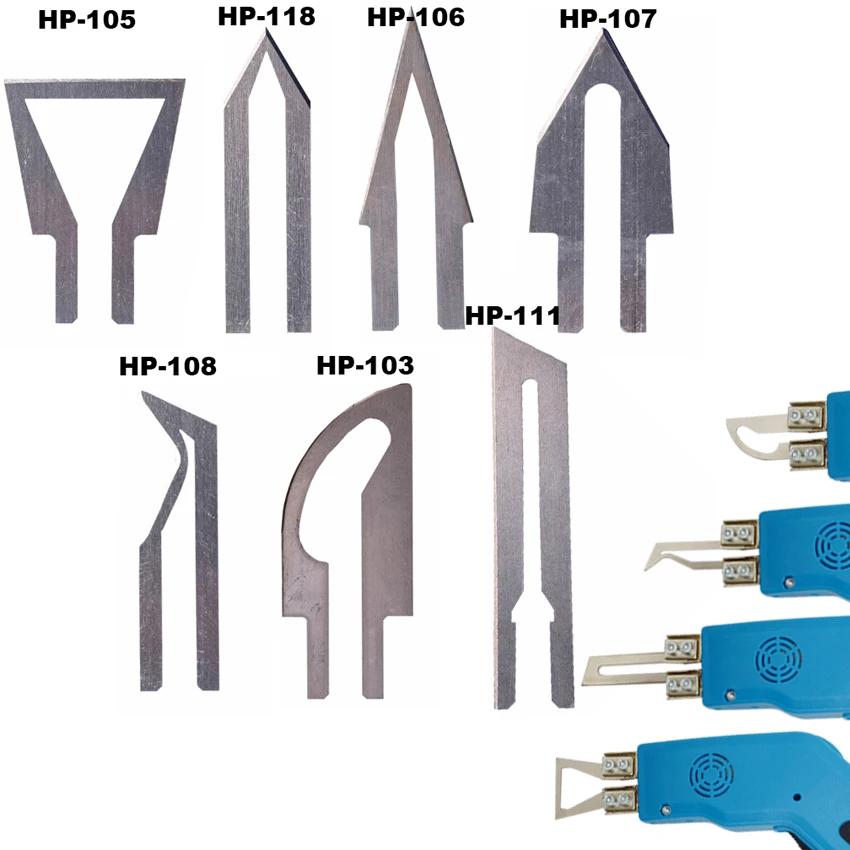 

TOYOBER 1PC High Quality Nickel-Chromium Alloy Blades Electric Heating Knife Spare Blade For Hot Cutter Heating Knife Accessory