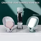 Мыльница с листьями для мыла дренаж для мыла держатель для мыла для ванной и душа Держатель для мыла тарелка для хранения посуды поднос принадлежности для ванной комнаты контейнер для мыла