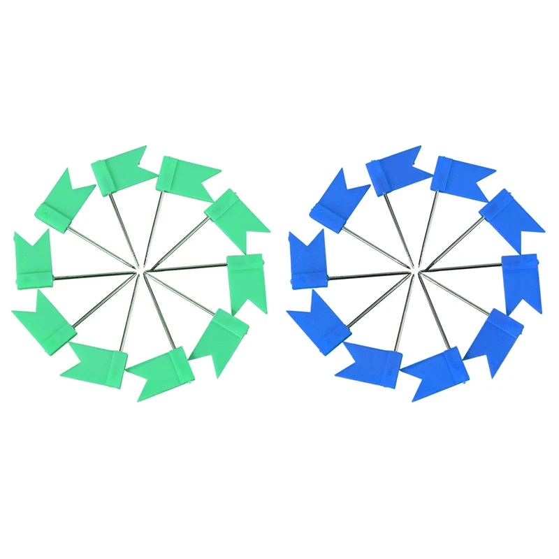 200 булавки в форме флага для карты пробковые рисования на доске синий и